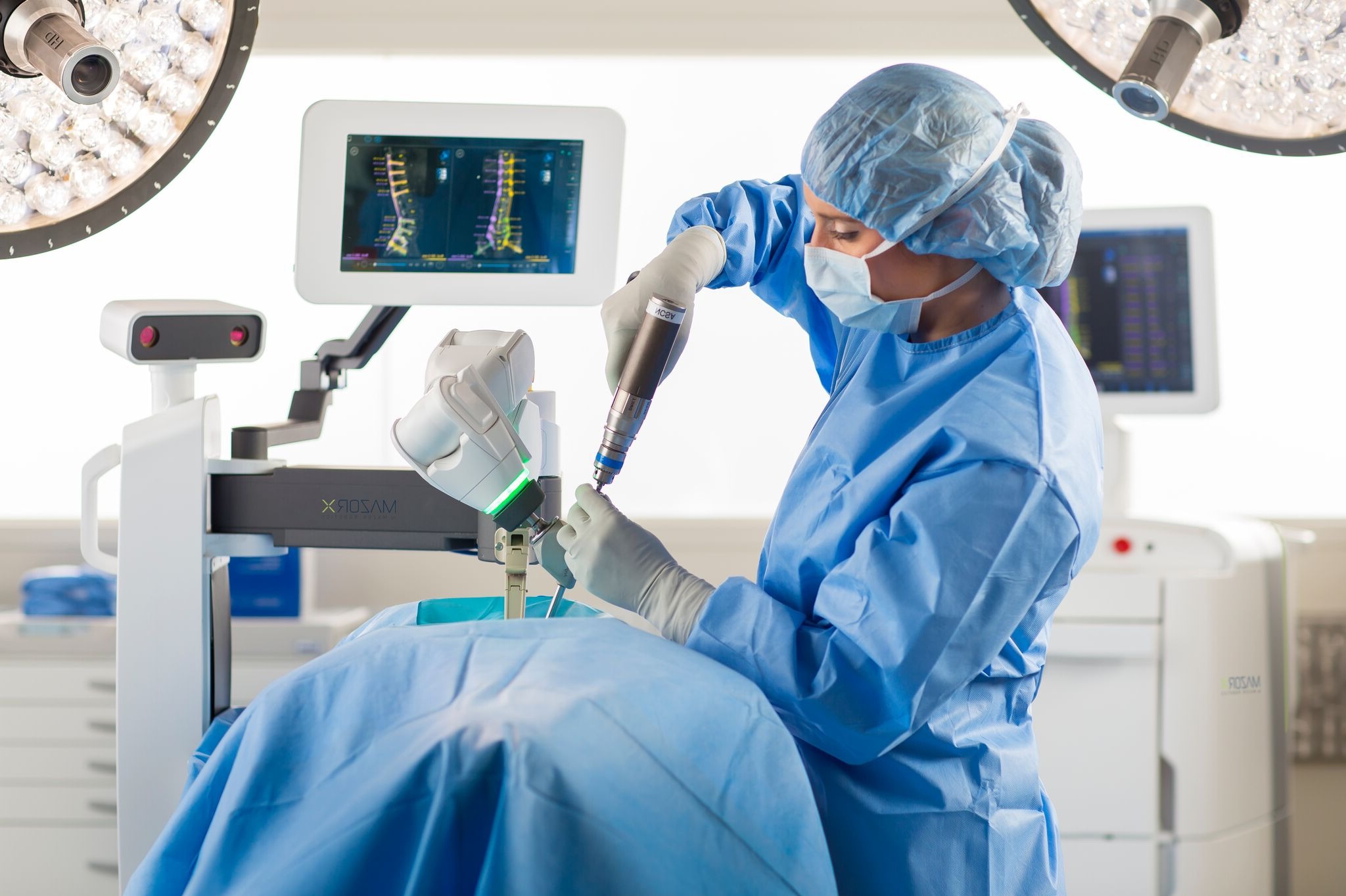 robotic-guided spine surgery from mazor robotics